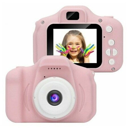 Детский цифровой мини фотоаппарат Mini Kids Camera (розовый): характеристики и цены