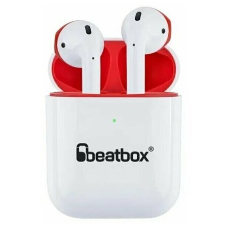 Beatbox Pods Air 2 Wireless Charging White-Red: характеристики и цены