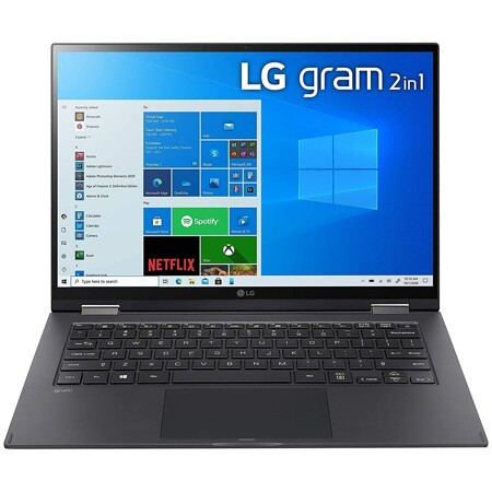 LG gram 2-in-1 14T90P-K. AAB9U1 (Intel Core i7 1165G7 2800 MHz/14/1920x1200/16GB/1TB SSD/Intel Iris Xe Graphics/Wi-Fi/BT/Win11 Home): характеристики и цены