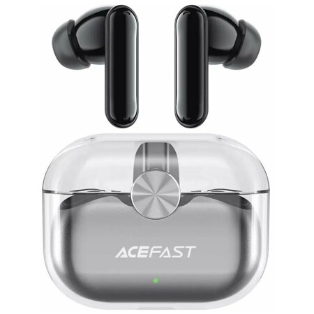 Беспроводные наушники ACEFAST T3 True Wireless Stereo Earbuds металлик в прозрачном кейсе: характеристики и цены