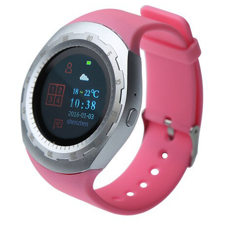 CARCAM SMART WATCH A7 - SILVER, Pink silicone: характеристики и цены