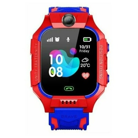 Детские часы, детские умные часы, умные часы для детей, Smart Watch ZTX с 2 камерами и LBS трекером, сим карта, кнопка SOS, Красный / Синий: характеристики и цены