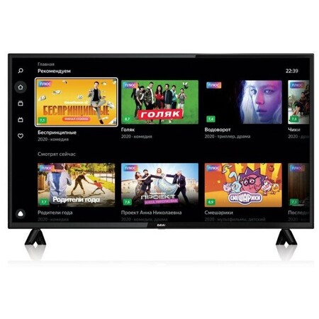 BBK 43LEX-7243/FTS2C, FULL HD, черный, смарт ТВ, Яндекс. ТВ: характеристики и цены