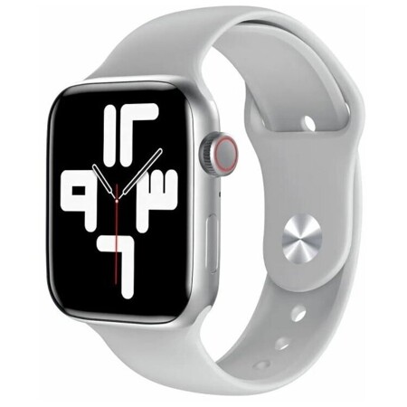 Умные смарт-часы Smart Watch MW17 Plus, Новинка 2021, Экран 1,7 дюйма, Беспроводная зарядка, Активное боковое колесико и кнопка (Серый): характеристики и цены