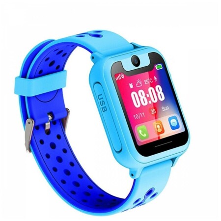 Детские смарт часы / Умные детские часы с GPS / LBS трекингом, поддержкой звонков и кнопкой SOS / Детские часы с GPS Smart Watch с камерой и прослушкой / синий: характеристики и цены