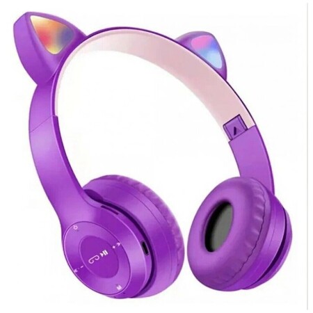 Cat Ear P47M со светящимися кошачьими ушками - фиолетовый: характеристики и цены