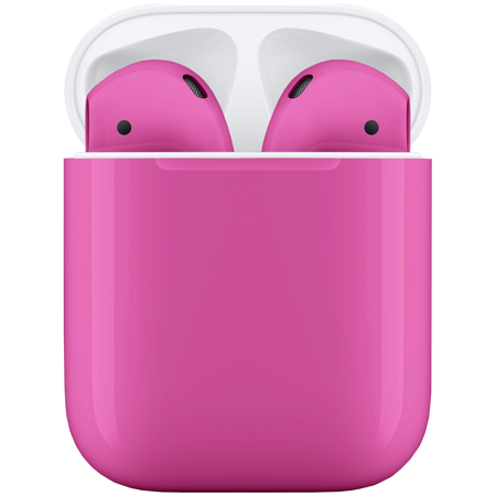 Apple AirPods 2 Color (без беспроводной зарядки чехла) Pink (Розовый/глянец): характеристики и цены