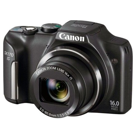 Canon PowerShot SX170 IS, черный: характеристики и цены