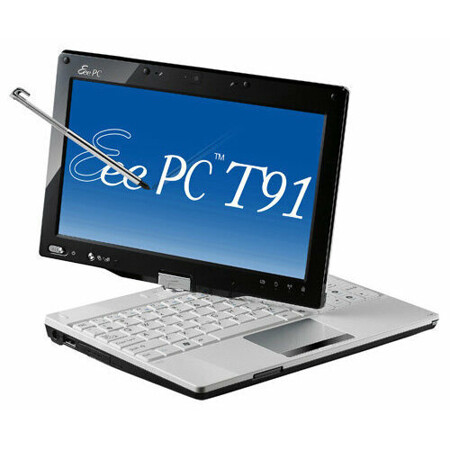 ASUS Eee PC T91 (1024x600, Intel Atom 1.333 ГГц, RAM 1 ГБ, SSD 16 ГБ, Win7 HP): характеристики и цены