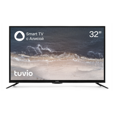 Tuvio Full HD DLED на платформе Яндекс. ТВ, STV-32FDFBK1R, черный: характеристики и цены