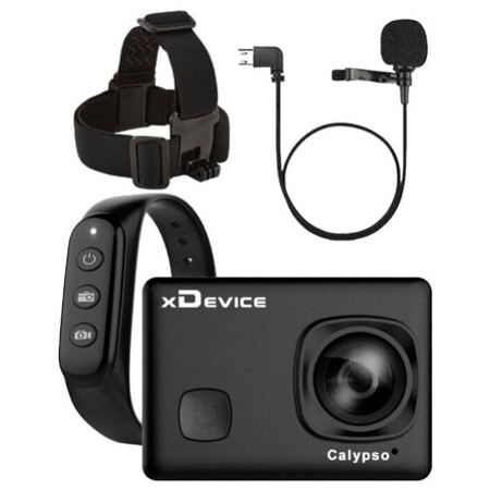 xDevice Calypso PRO 4K, Black, Сенсорный экран, Внешний микрофон, Гироскопная стабилизация, 2 АКБ: характеристики и цены