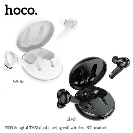 Наушники Hoco ES55 Songfull беспроводные, оригинальной серии, с док-станцией TWS, BT 5.1, цвет чёрный: характеристики и цены