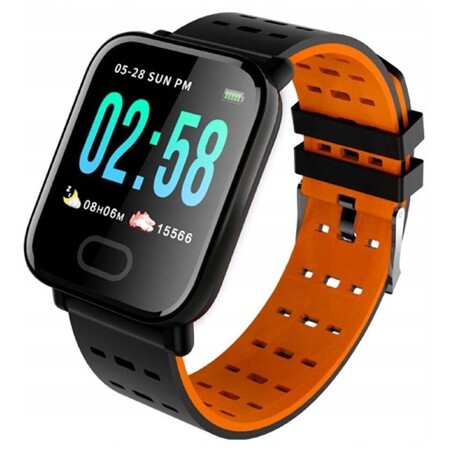 Beverni Smart Watch A6 для iphone и андроид (оранжевый): характеристики и цены