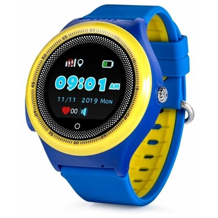 Детские смарт часы-телефон KT06 Wonlex c GPS и виброзвонком, синие: характеристики и цены