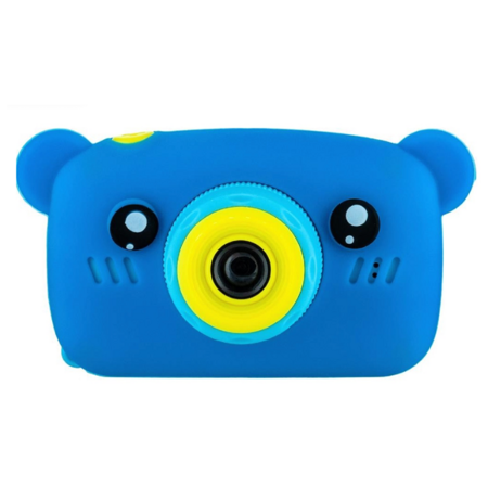 Детский цифровой фотоаппарат Kids Camera Медведь (Синий): характеристики и цены