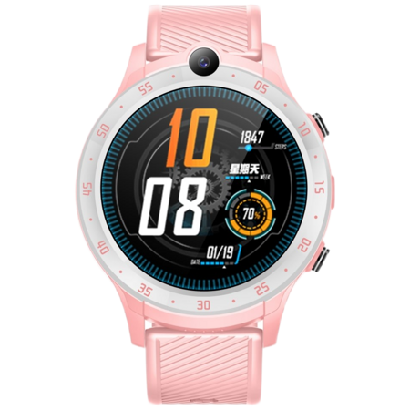 Умные часы SMART WATCHES 4G с GPS / Наручные Смарт часы с сим картой Nano и камерой / Часы электронные для детей и взрослых / Розовые: характеристики и цены
