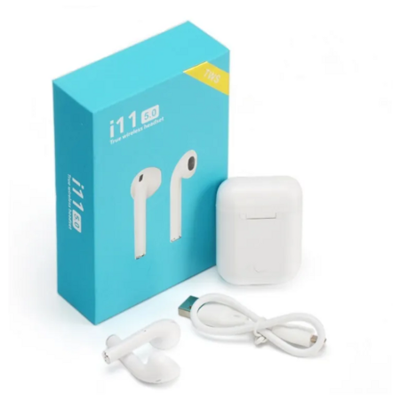 TWS i11/с микрофоном Bluetooth вкладыши для телефона /белые: характеристики и цены