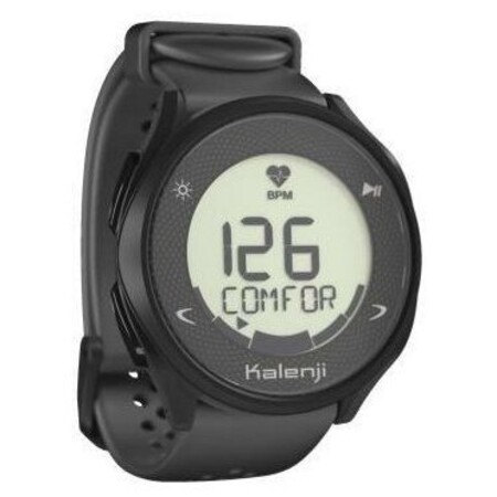 Спортивные часы Декатлон Часы-пульсометр для бега с оптическим датчиком HR 500, цвет черный: характеристики и цены