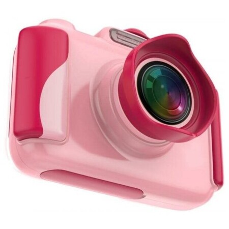 Детский цифровой фотоаппарат Fun Camera Pinky с селфи камерой 18 МП, HD (Розовый): характеристики и цены