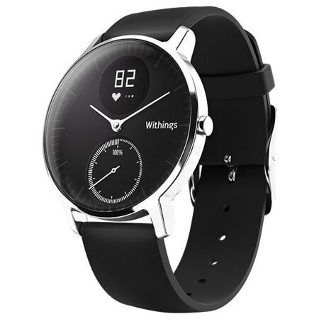 Withings Steel HR 36мм Regular Edition + silicone band: характеристики и цены