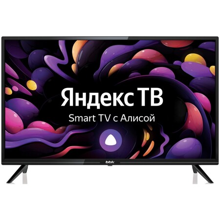 BBK Телевизор LED BBK 32" 32LEX-7269/TS2C Яндекс. ТВ черный HD READY 50Hz DVB-T2 DVB-C DVB-S2 USB WiFi Smart TV (RUS): характеристики и цены