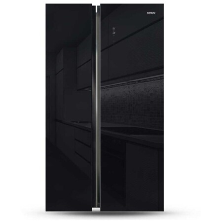 Холодильник NFK-520 SbS черное стекло inverter: характеристики и цены