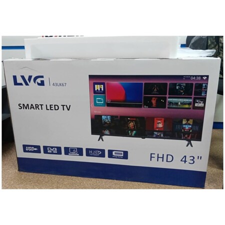 Телевизор LVG 43LK67 43" Android 9.0, SmartTV, Wi-Fi: характеристики и цены