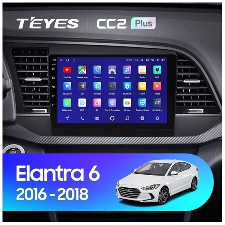 Teyes CC2L Plus Hyundai Elantra 2016-2018 2+32G, Вариант B: характеристики и цены