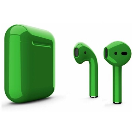 Apple AirPods 2 (без беспроводной зарядки чехла) Color Зеленые: характеристики и цены