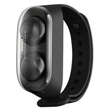 Remax TWS-15 Portable Wristband Wireless Earbuds, черный: характеристики и цены