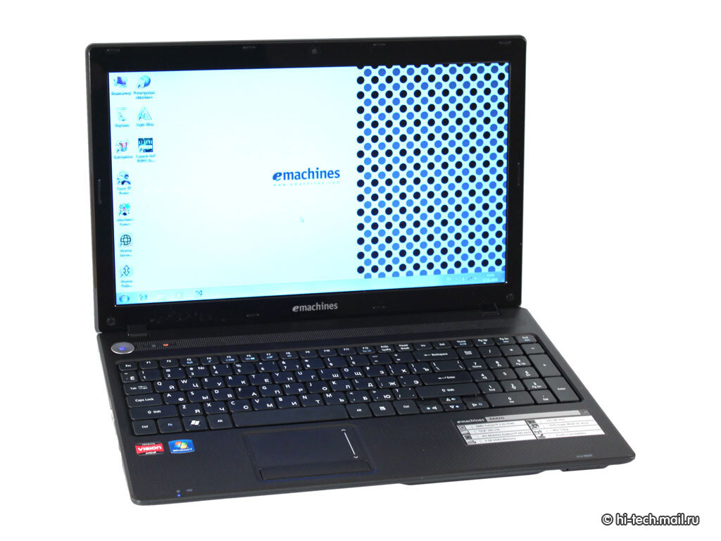 Ноутбук Emachines E642 Характеристика